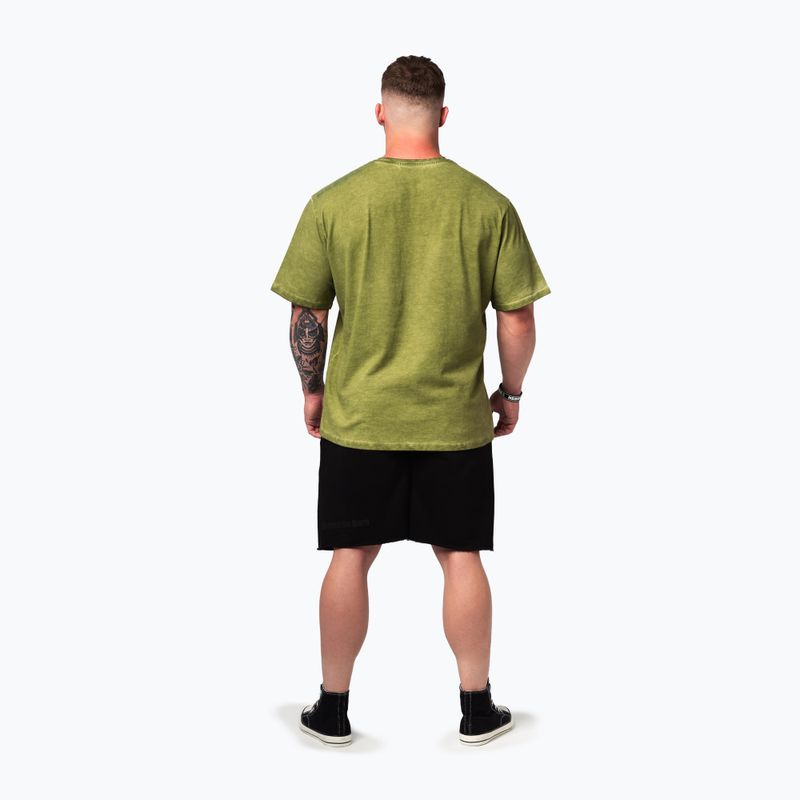 Koszulka treningowa NEBBIA Washed-Off Heritage green 3