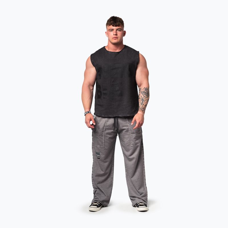 Koszulka treningowa męska Washed-Off Beastin black 2