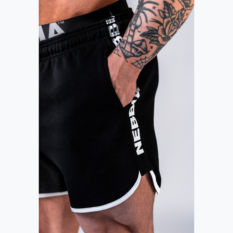 Spodenki treningowe męskie NEBBIA Hero black 4