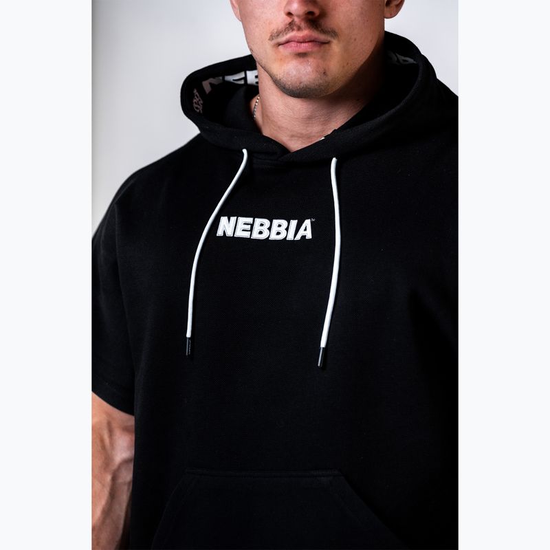 Bluza treningowa męska NEBBIA Hero black 4