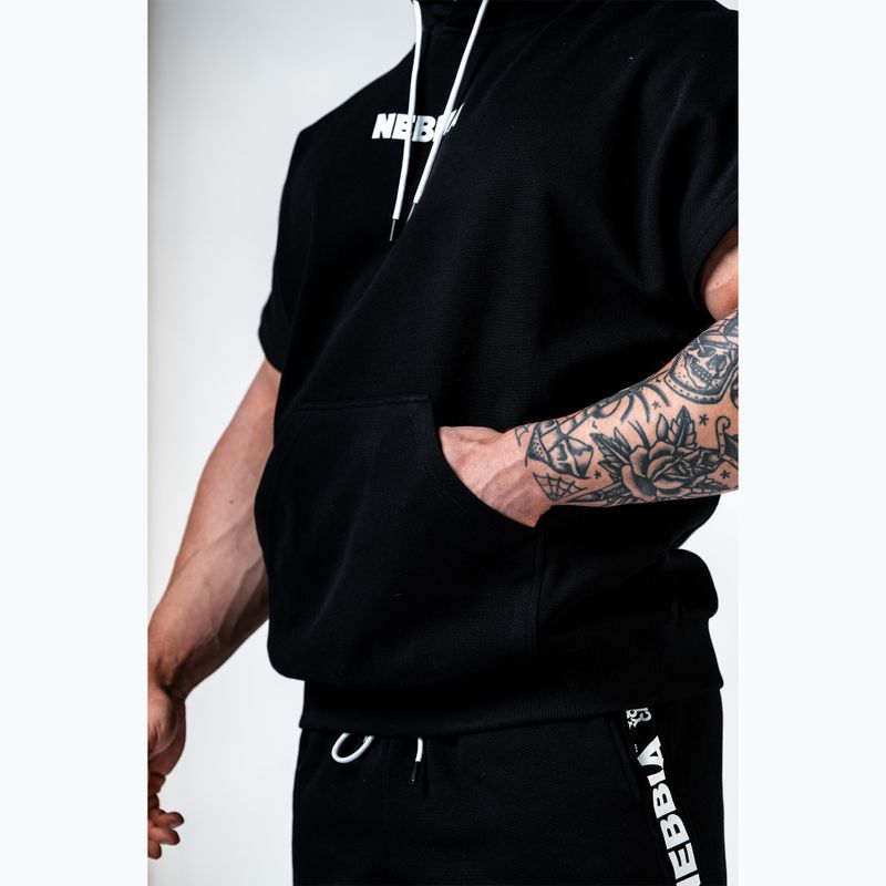 Bluza treningowa męska NEBBIA Hero black 7