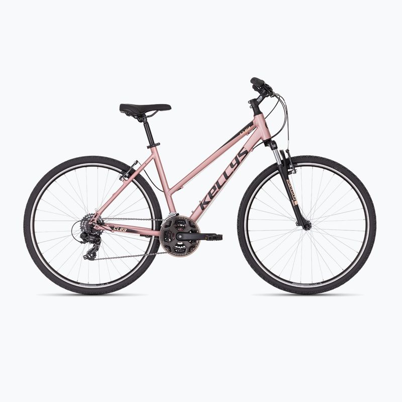 Rower crossowy damski Kellys Clea 10 28" rose gold