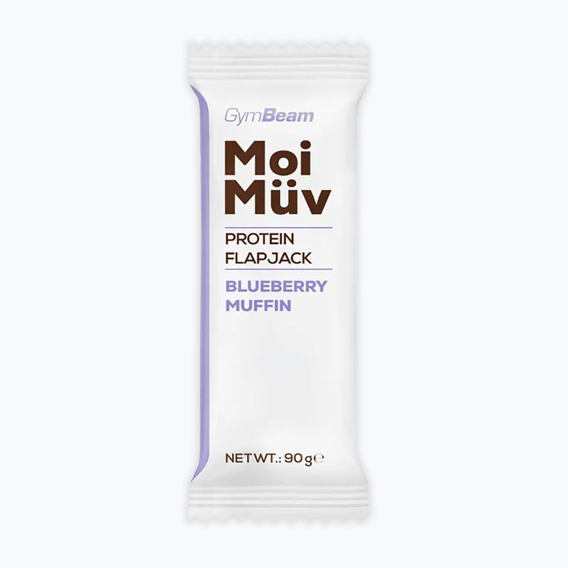 Baton białkowy GymBeam MoiMüv Flapjack 90 g blueberry muffin