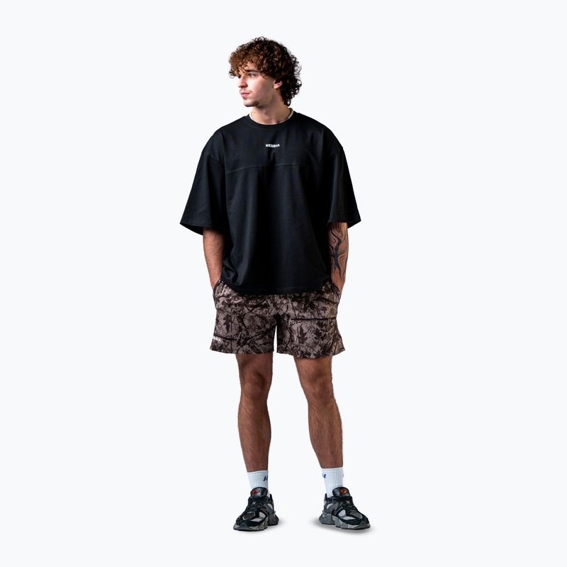 Koszulka treningowa męska NEBBIA Power Oversize black 2