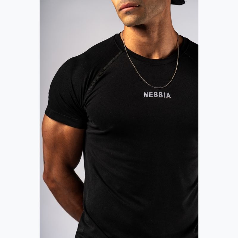 Koszulka treningowa męska NEBBIA Power black 4