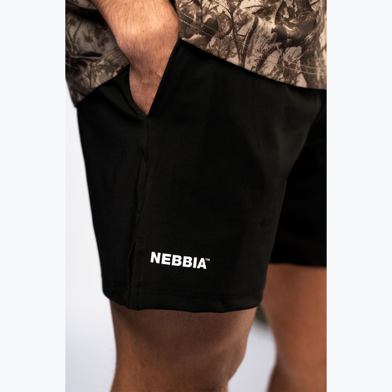 Spodenki treningowe męskie NEBBIA Power black 4