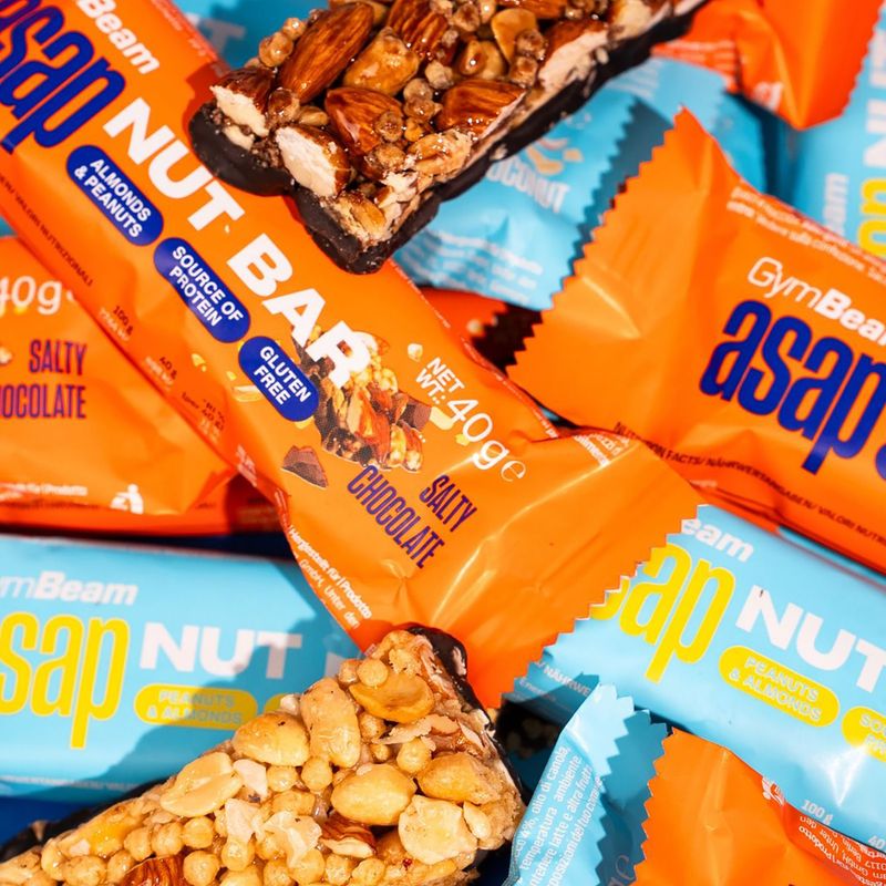 Baton proteinowy GymBeam ASAP Nut Bar 40 g salty chocolate 2