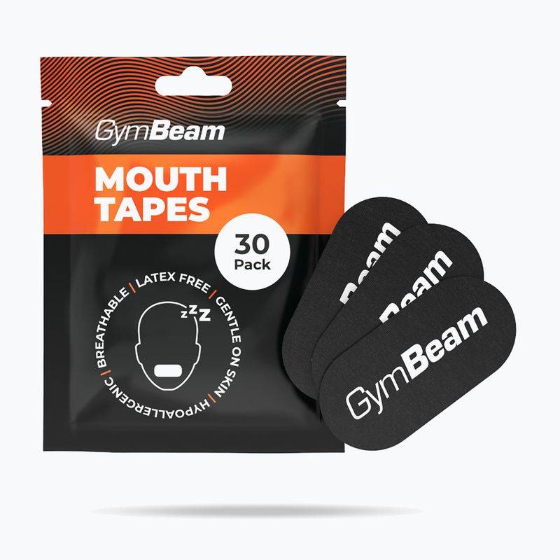 Taśmy na usta GymBeam 30 szt. black 2