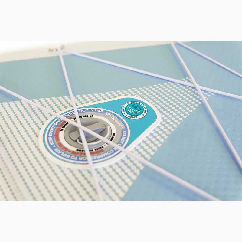 Kajak pompowany wysokociśnieniowy 2-osobowy SPINERA Adriatic 430 teal/white/grey 6