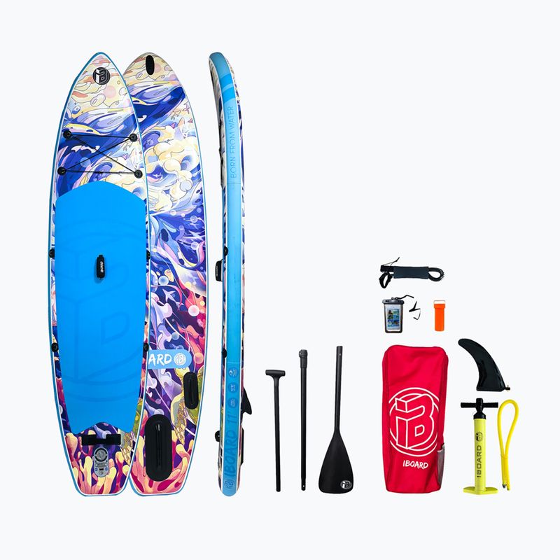 Zestaw deska SUP pompowana iBoard Whale 11'