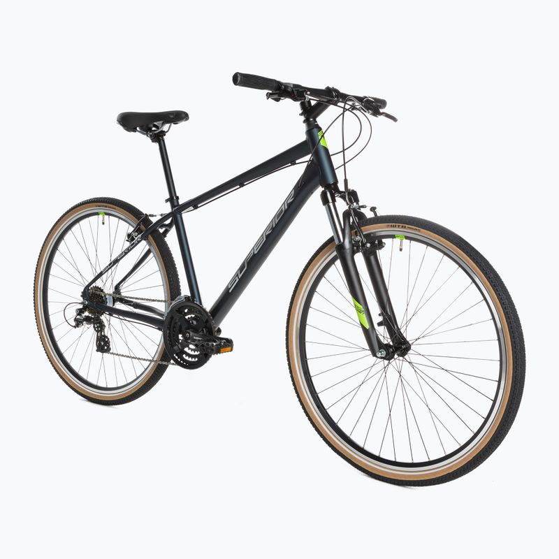 Rower crossowy Superior RX 510 matte night blue/silver/neon yellow 2