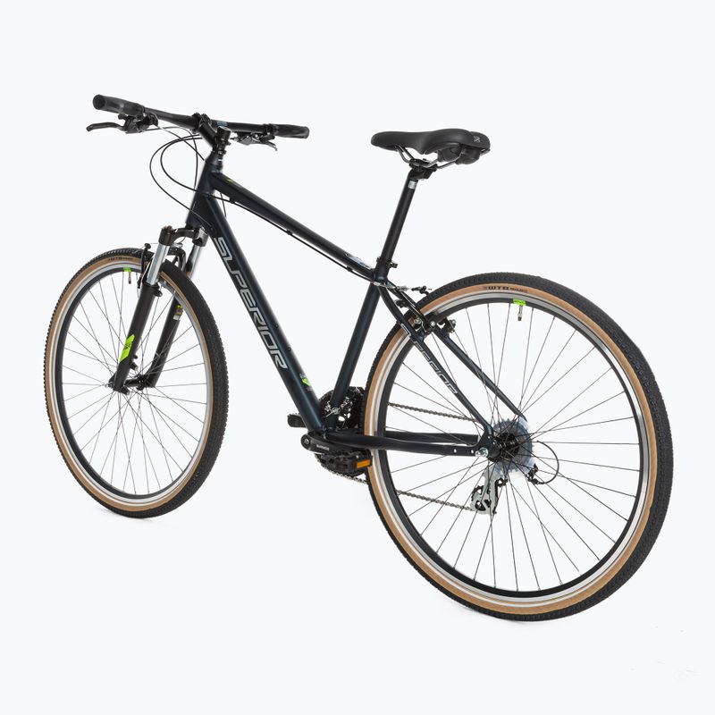 Rower crossowy Superior RX 510 matte night blue/silver/neon yellow 3