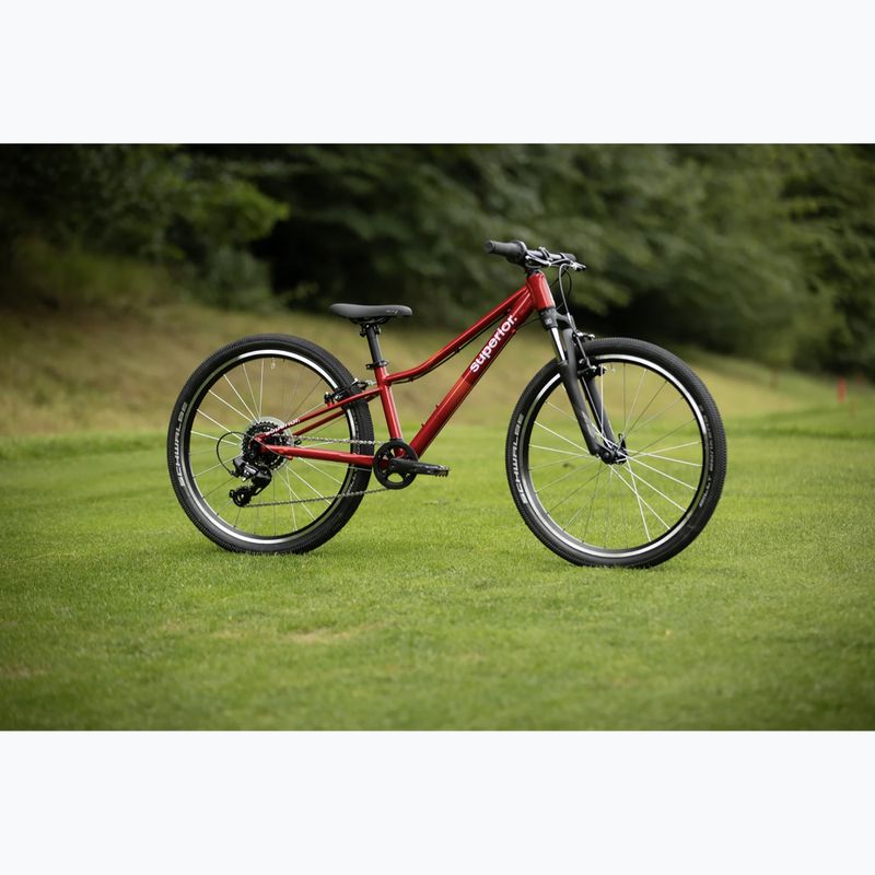 Rower dziecięcy Superior RACER 24 gloss racing red 2