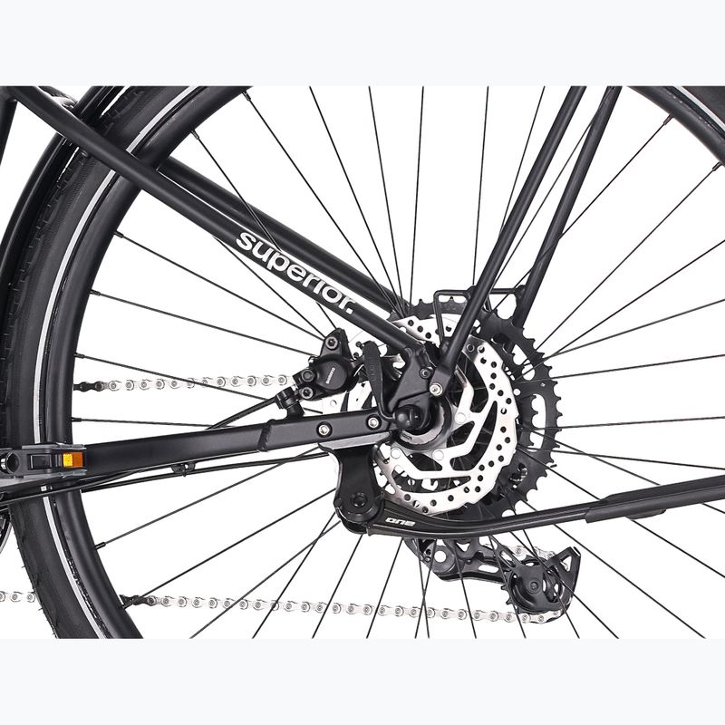 Rower trekkingowy męski Superior BLOX 6.4 T matte black 10