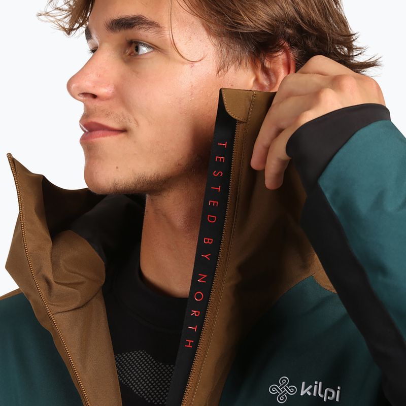 Kurtka narciarska męska Kilpi Killyan dark green 4