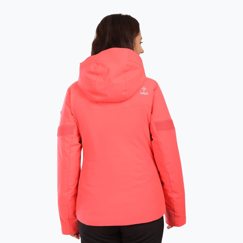 Kurtka narciarska damska Kilpi Valera pink 2