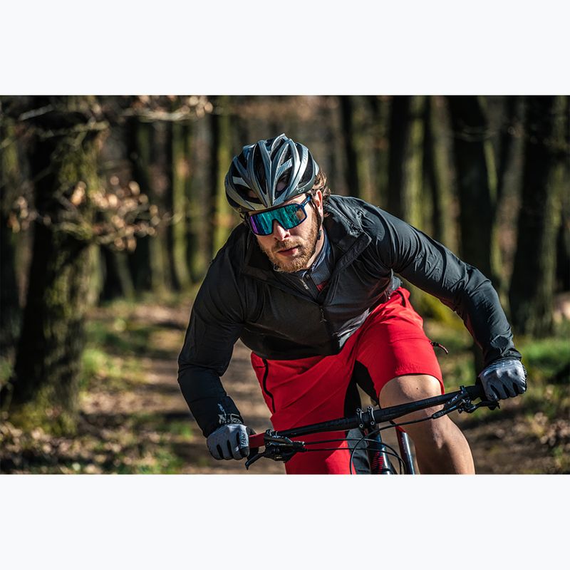 Kurtka rowerowa męska SILVINI Vetta black/cloud 8
