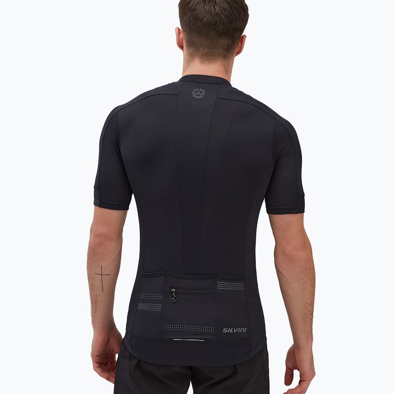 Koszulka rowerowa męska SILVINI Ceno black 3