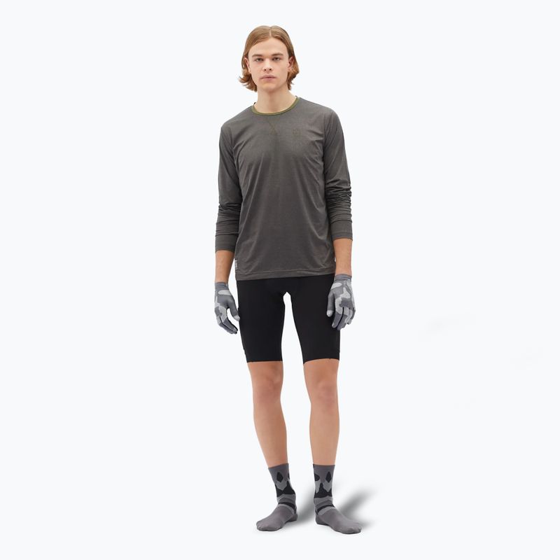 Longsleeve rowerowy męski SILVINI Casalo charcoal/olive 2