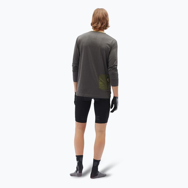 Longsleeve rowerowy męski SILVINI Casalo charcoal/olive 3