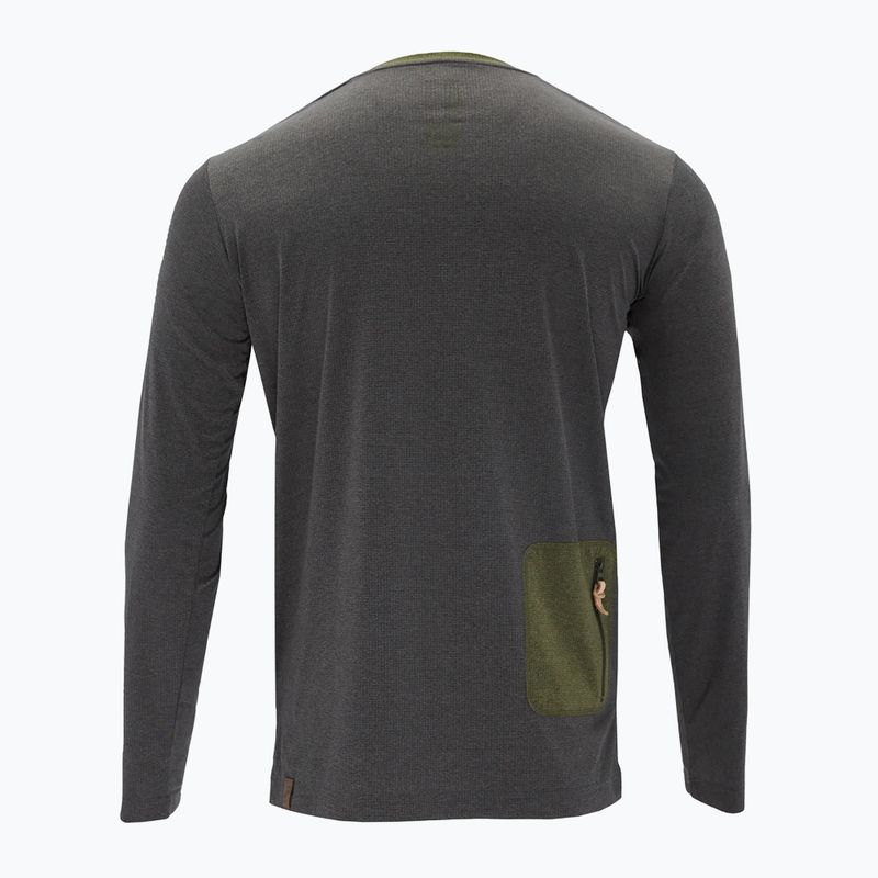 Longsleeve rowerowy męski SILVINI Casalo charcoal/olive 6