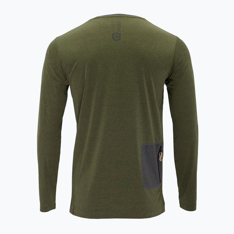 Longsleeve rowerowy męski SILVINI Casalo olive/charcoal 6