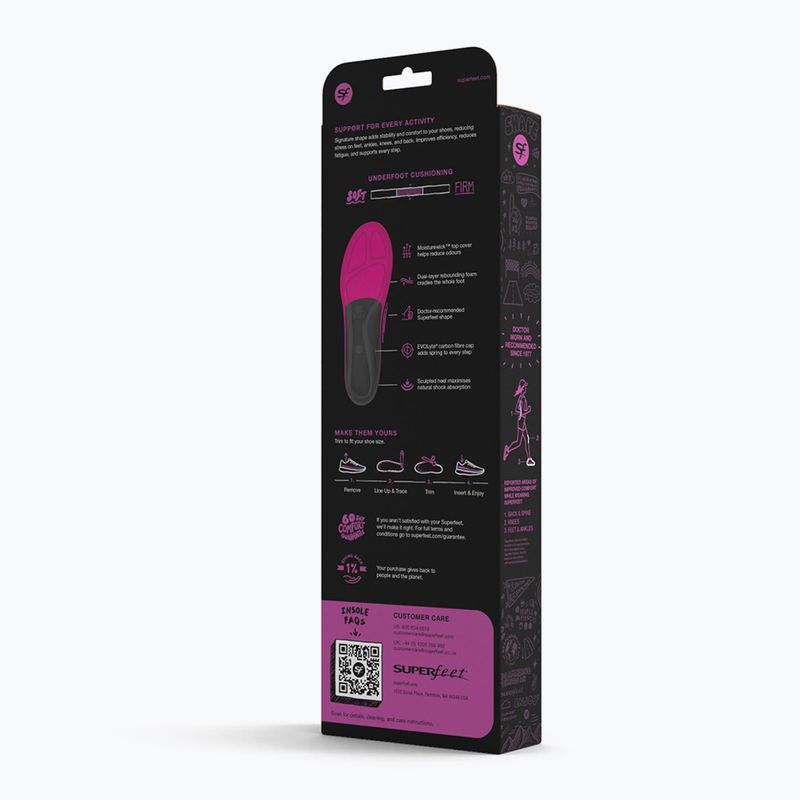 Wkładki do butów Superfeet Active Women's Support plum 9