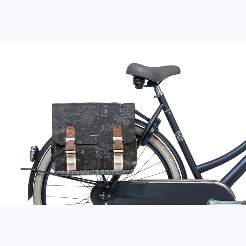 Sakwa rowerowa Basil Boheme Double Bag 35 l charcoal 6