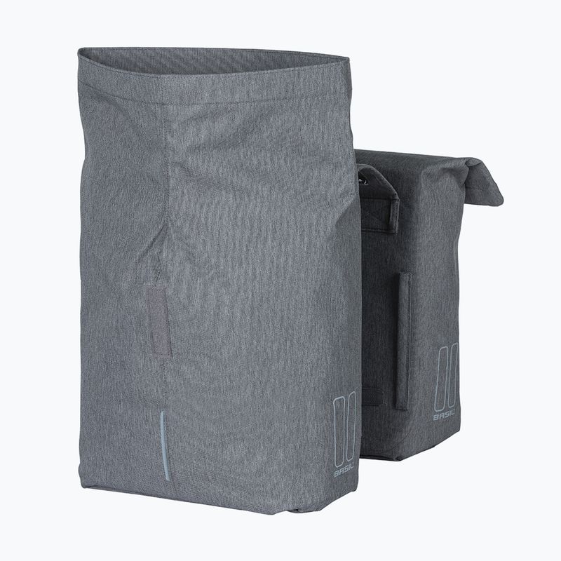 Sakwa rowerowa Basil City Double Bag 32 l grey melle 2