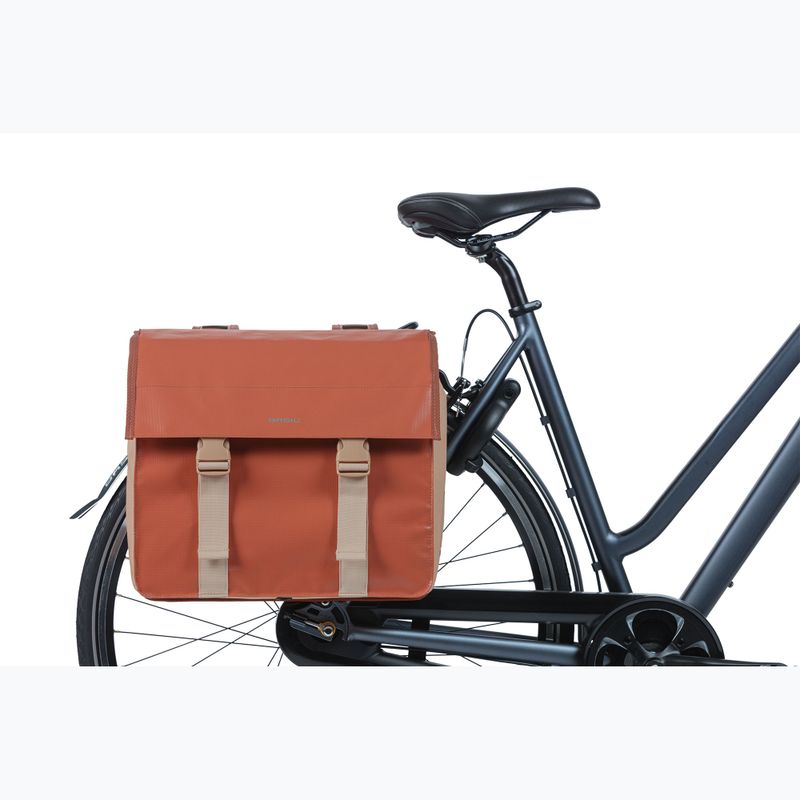 Sakwa rowerowa Basil Urban Load Double Bag 53 l terra/rose 6