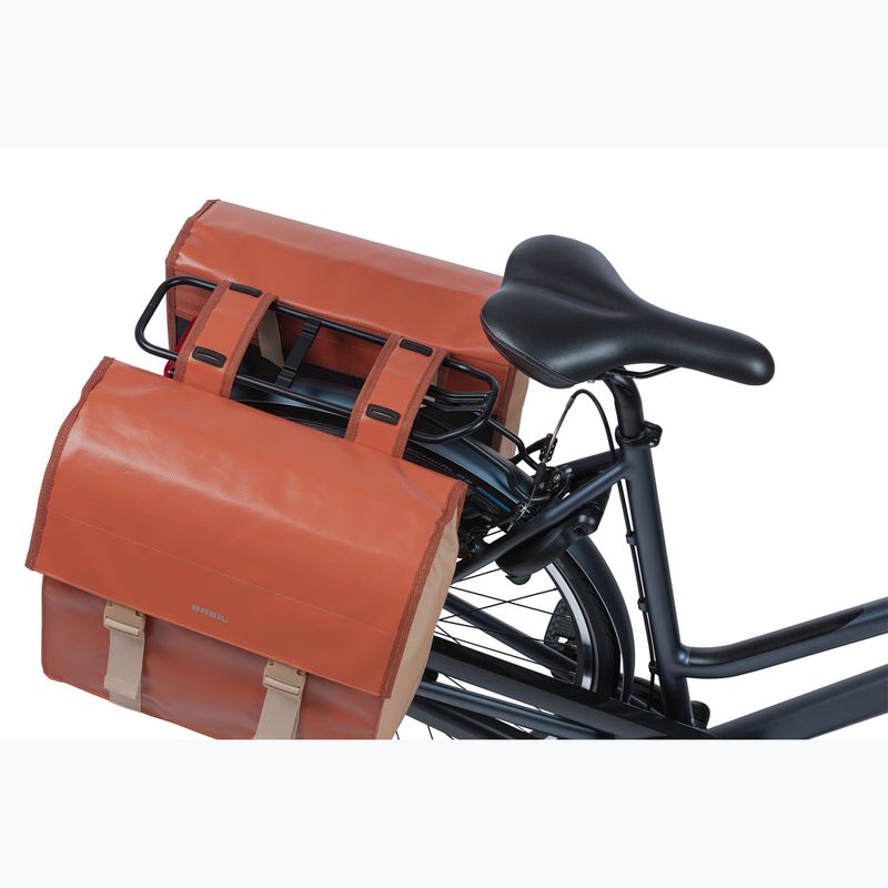Sakwa rowerowa Basil Urban Load Double Bag 53 l terra/rose 7