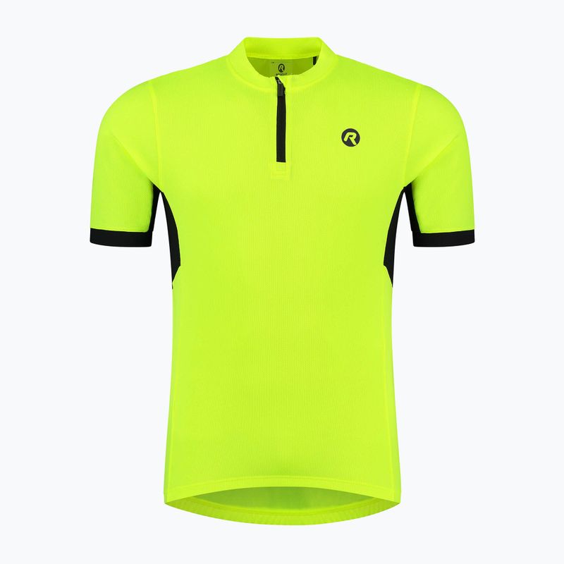 Koszulka rowerowa męska Rogelli Perugia 2.0 fluor/black 3