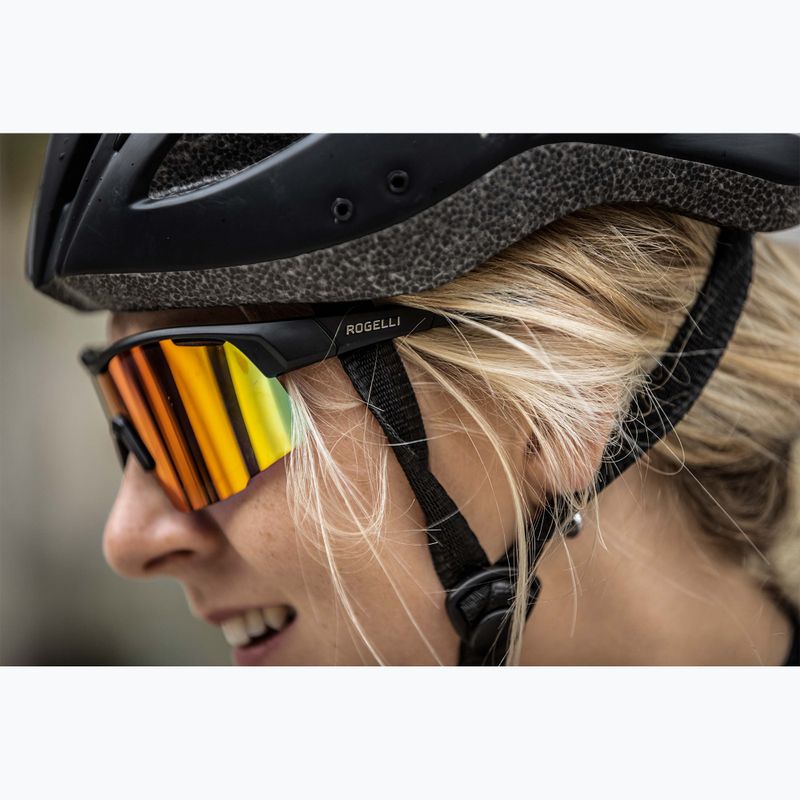 Okulary przeciwsłoneczne Rogelli Pulse black/yellow/clear 10