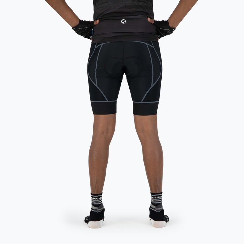 Spodenki rowerowe męskie Rogelli Lugo II Bib Short black 2