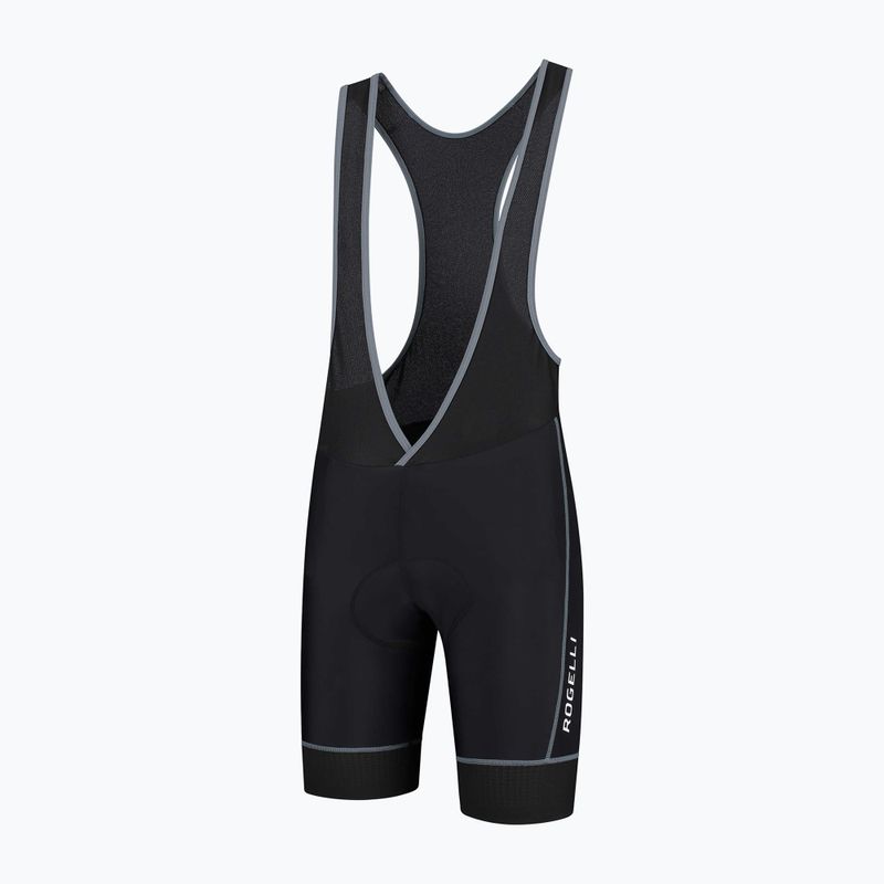 Spodenki rowerowe męskie Rogelli Lugo II Bib Short black 3