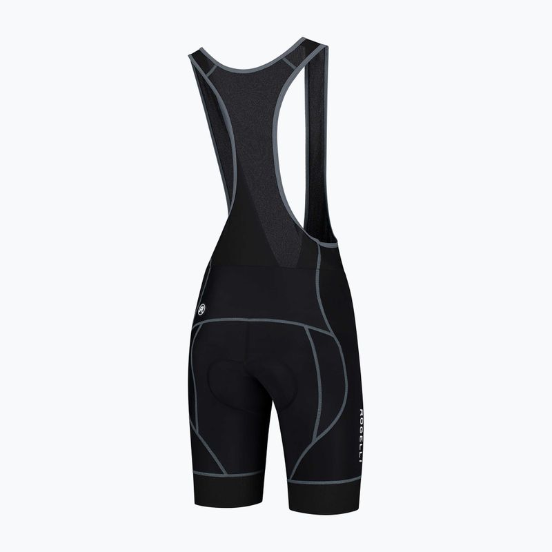 Spodenki rowerowe męskie Rogelli Lugo II Bib Short black 4
