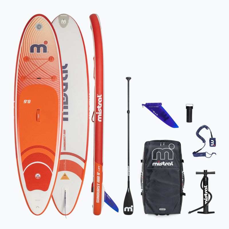Zestaw deska SUP pompowana Mistral Sunbusrt Air 9'0 red