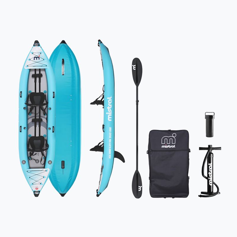 Kajak pompowany 2-osobowy Mistral Island Duo Air 380 cm