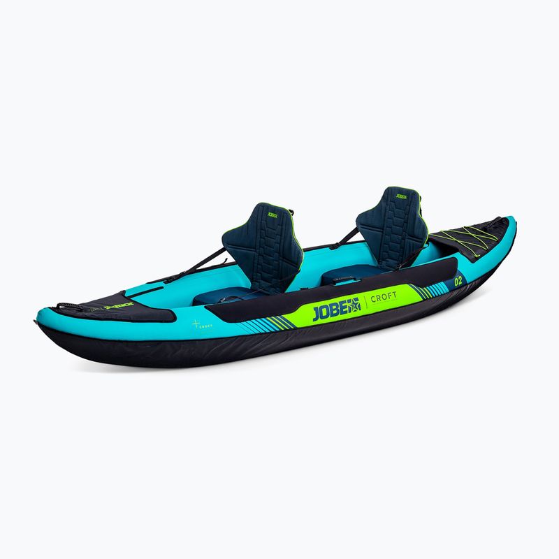 Kajak pompowany 2-osobowy JOBE Croft Inflatable Package teal 340 cm 2
