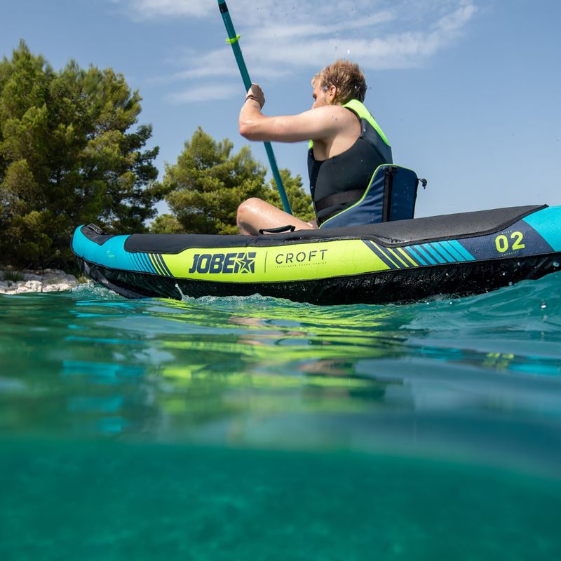 Kajak pompowany 2-osobowy JOBE Croft Inflatable Package teal 340 cm 12