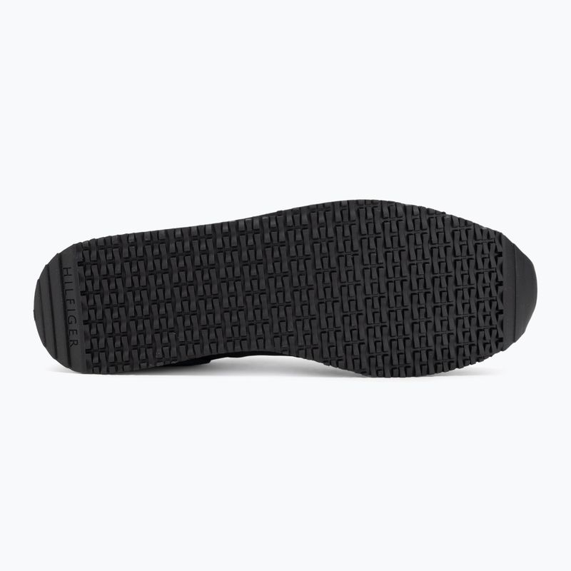 Buty męskie Tommy Hilfiger Iconic Leather Suede Mix Runner midnight 4