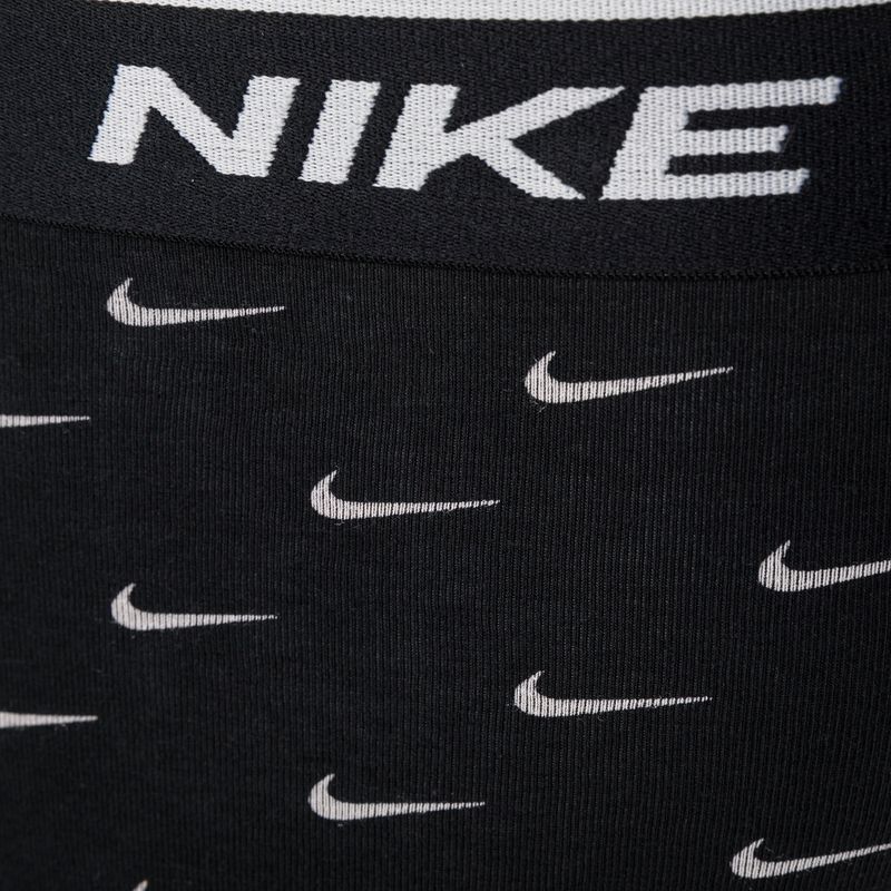 Bokserki męskie Nike Everyday Cotton Stretch Trunk 3 pary swoosh print/grey/uni. blue 10