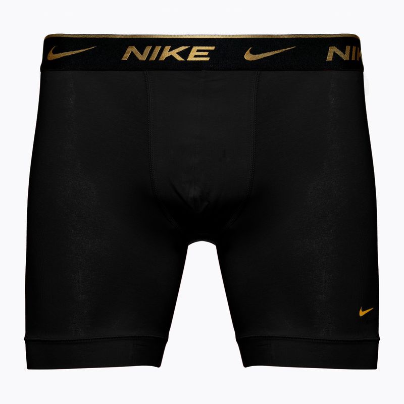 Bokserki męskie Nike Everyday Cotton Stretch 3 pary black silver/red gold/black gold 3