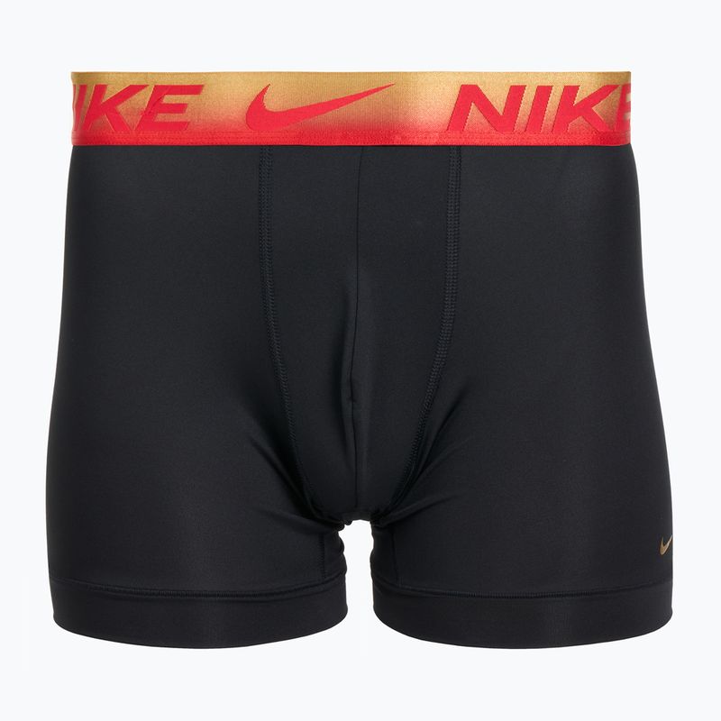 Bokserki męskie Nike Dri-Fit Essential Micro Boxer Brief 3 pary university red/black/black metallic grdient wb 3