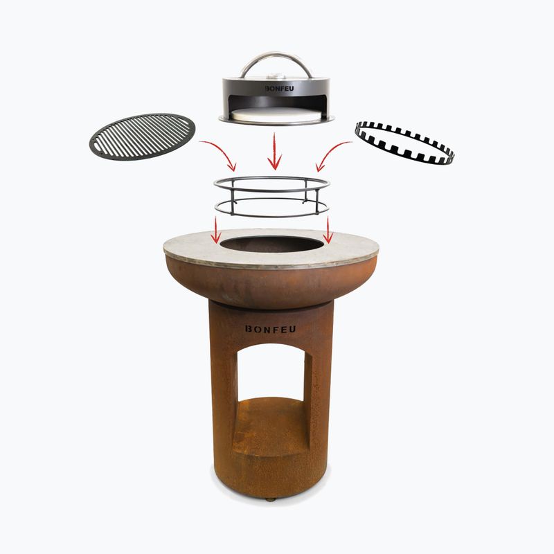 Palenisko ogrodowe BonFeu BonBiza corten 6