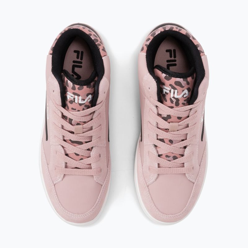 Buty dziecięce FILA Crew Mid pale mauve/leopard 11