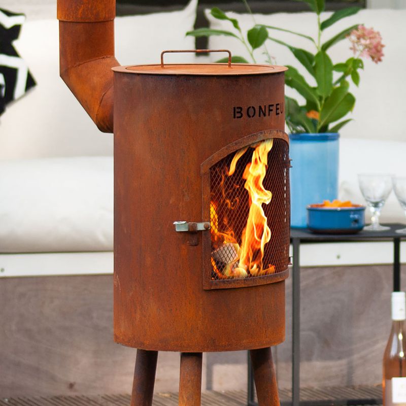 Kominek ogrodowy BonFeu BonGiano SP corten 6