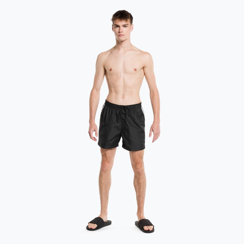 Szorty kąpielowe męskie Calvin Klein Medium Drawstring black 2
