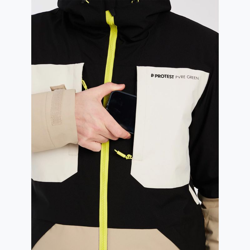 Kurtka snowboardowa męska Protest Prtenstone bamboobeige 5