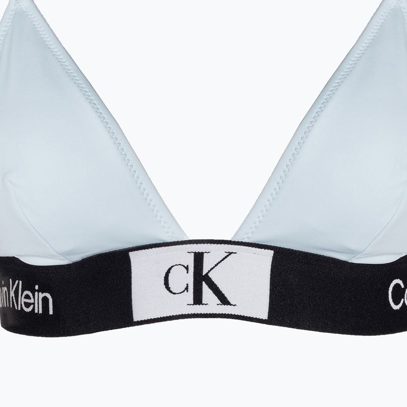 Góra od stroju kąpielowego Calvin Klein Triangle-Rp blue 3